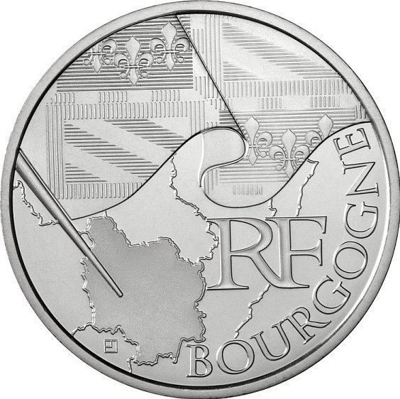 10 euros France Les euros des régions 2010 Bourgogne 2010