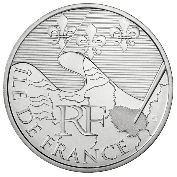 10 euros France Les euros des régions 2010 Ile de France 2010