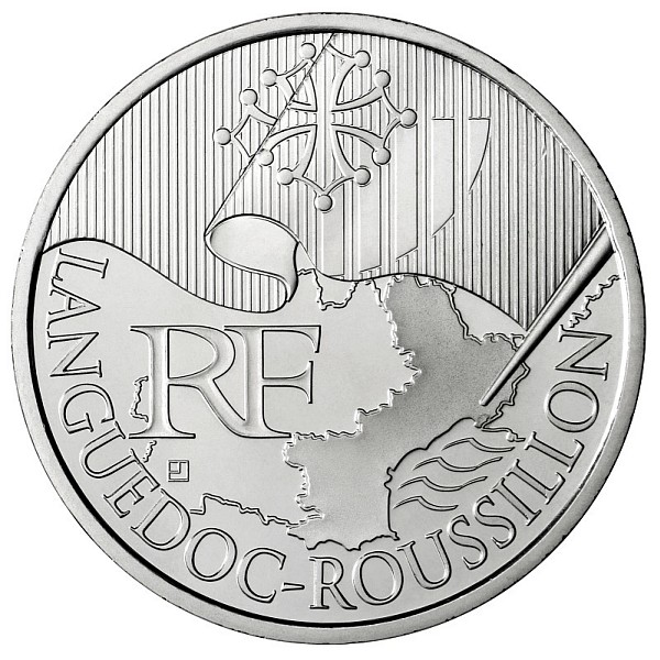 10 euros France Les euros des régions 2010 Languedoc-Roussillon 2010