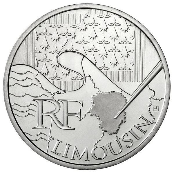 10 euros France Les euros des régions 2010 Limousin 2010