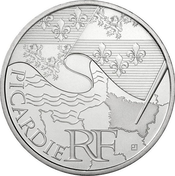 10 euros France Les euros des régions 2010 Picardie 2010