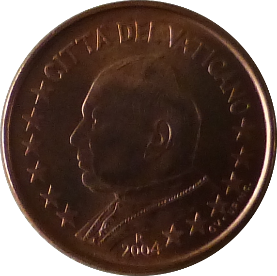 1 Cent Vatican Jean Paul II 2002