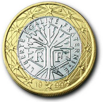 1 Euro France Arbre - second revers 2019