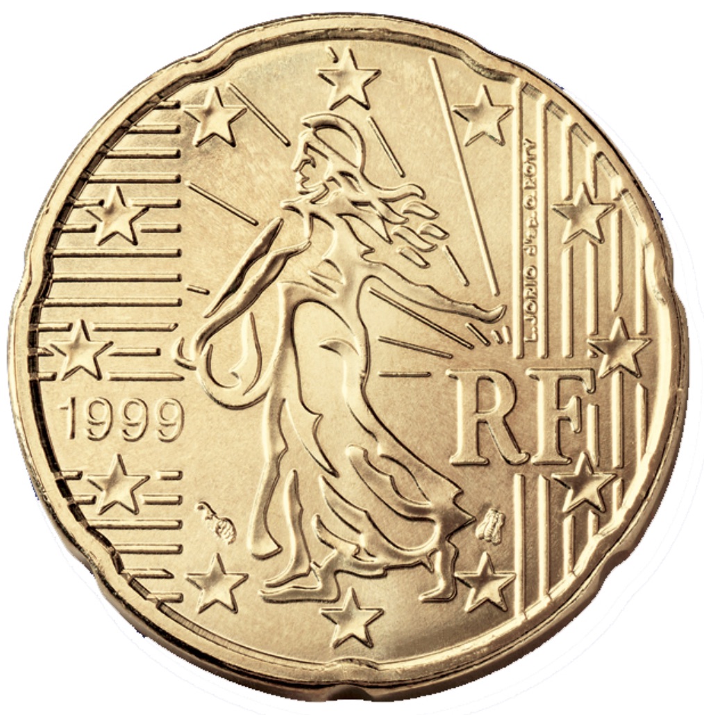 20 Cent France Nouvelle Semeuse second revers 2018