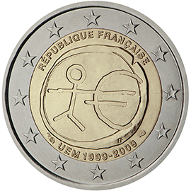 2 Euro France 10E ANNIVERSAIRE DE L EURO 2009