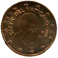 2 Cent Vatican Benoit XVI 2012