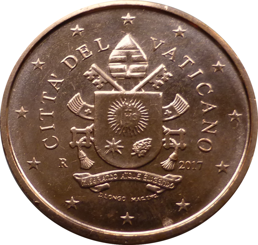 2 Cent Vatican Les armoiries du pape François 2021