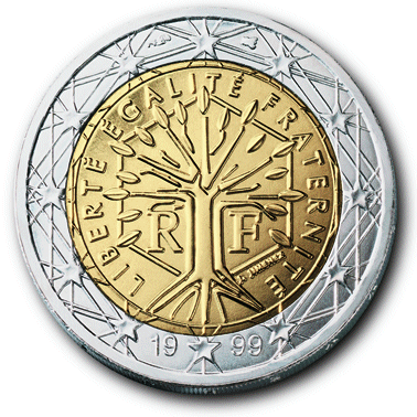 2 Euro France Arbre - second revers 2016