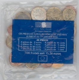 Starter Kit France 40 pieces dans le sachet 1999-2001
